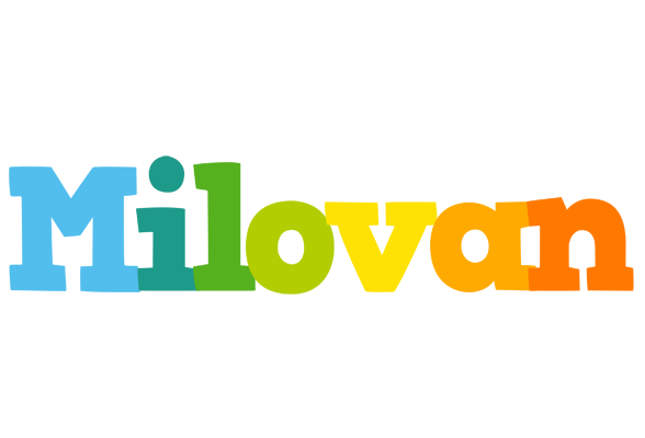 Milovan rainbows logo