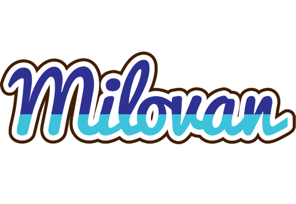 Milovan raining logo