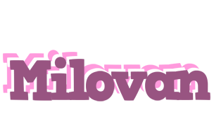 Milovan relaxing logo