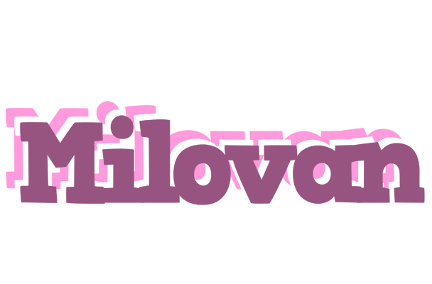 Milovan relaxing logo