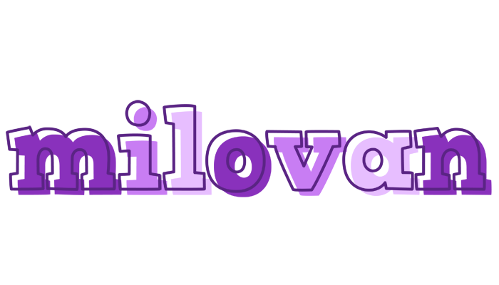 Milovan sensual logo