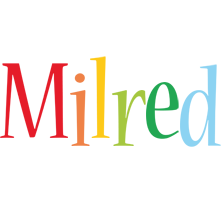 Milred birthday logo