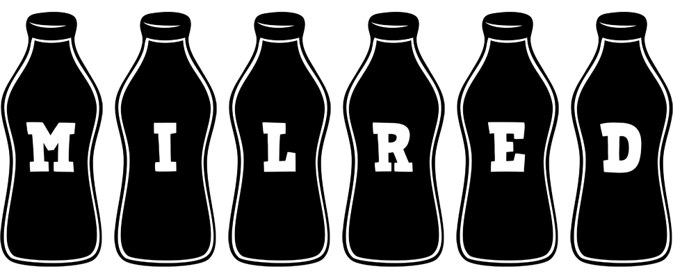 Milred bottle logo