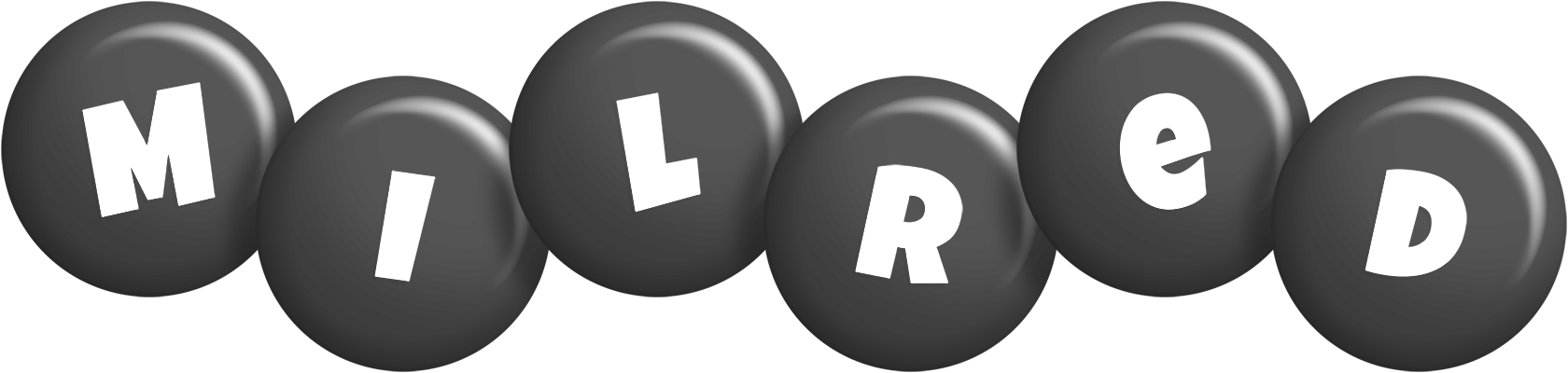 Milred candy-black logo