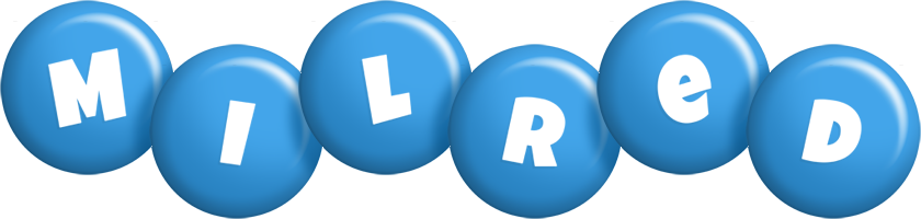 Milred candy-blue logo