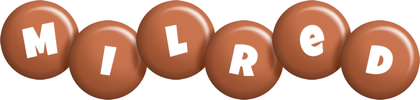 Milred candy-brown logo