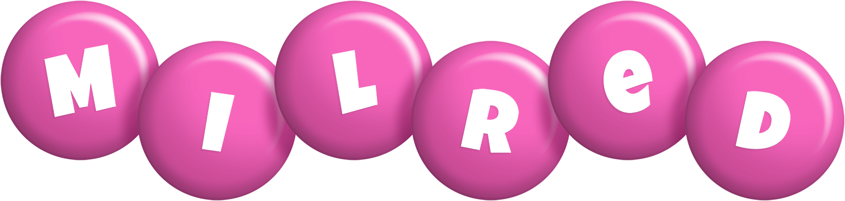 Milred candy-pink logo
