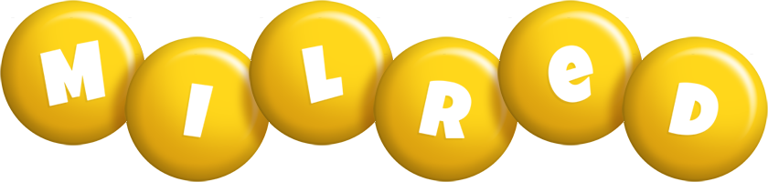 Milred candy-yellow logo