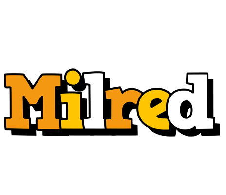 Milred cartoon logo
