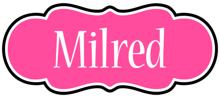 Milred invitation logo