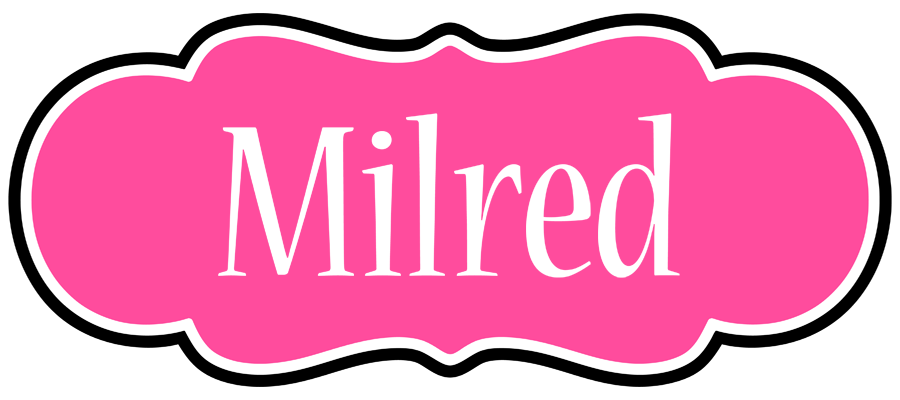 Milred invitation logo