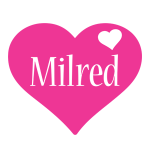 Milred love-heart logo