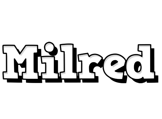 Milred snowing logo