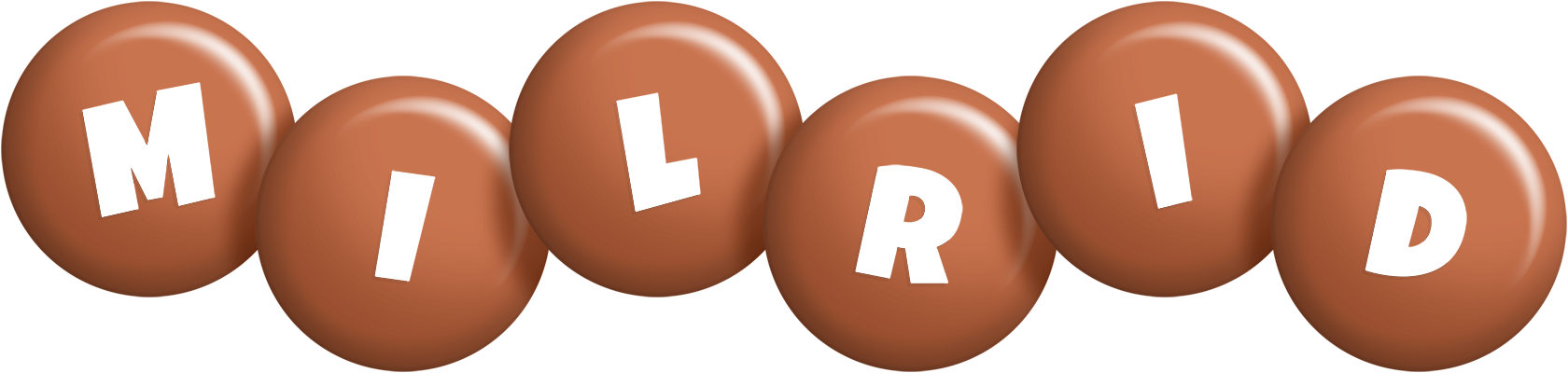 Milrid candy-brown logo
