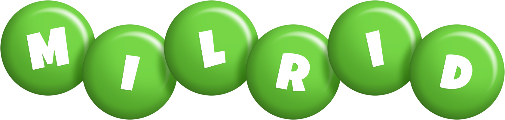 Milrid candy-green logo
