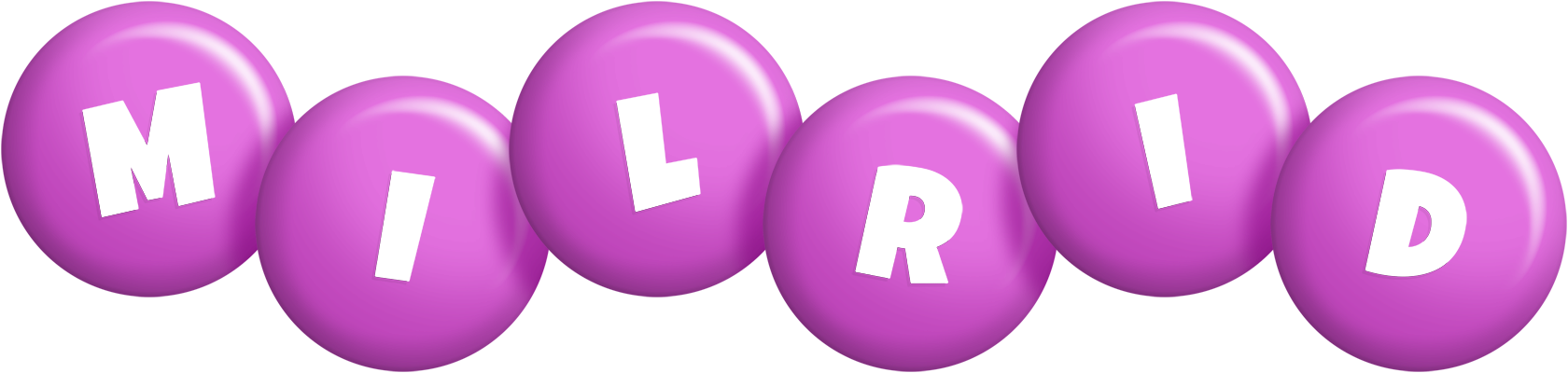 Milrid candy-purple logo