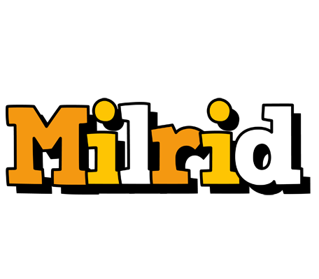 Milrid cartoon logo