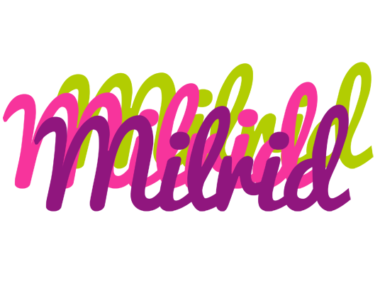 Milrid flowers logo