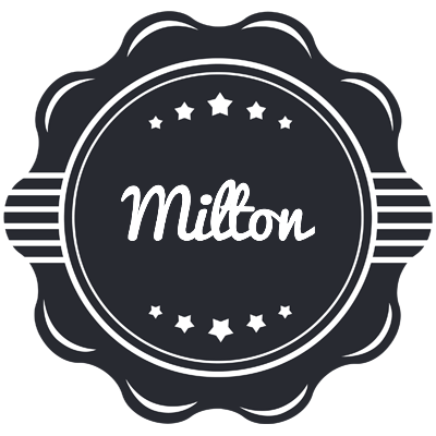 Milton badge logo