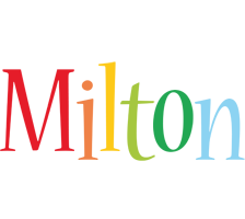 Milton birthday logo