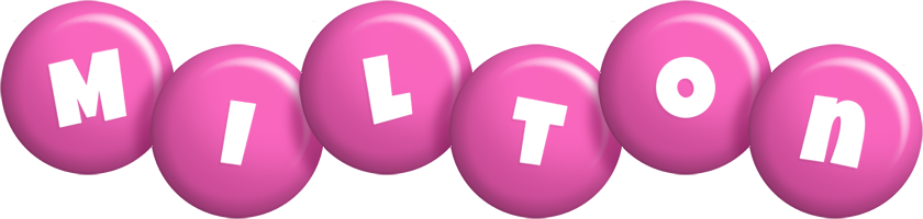 Milton candy-pink logo