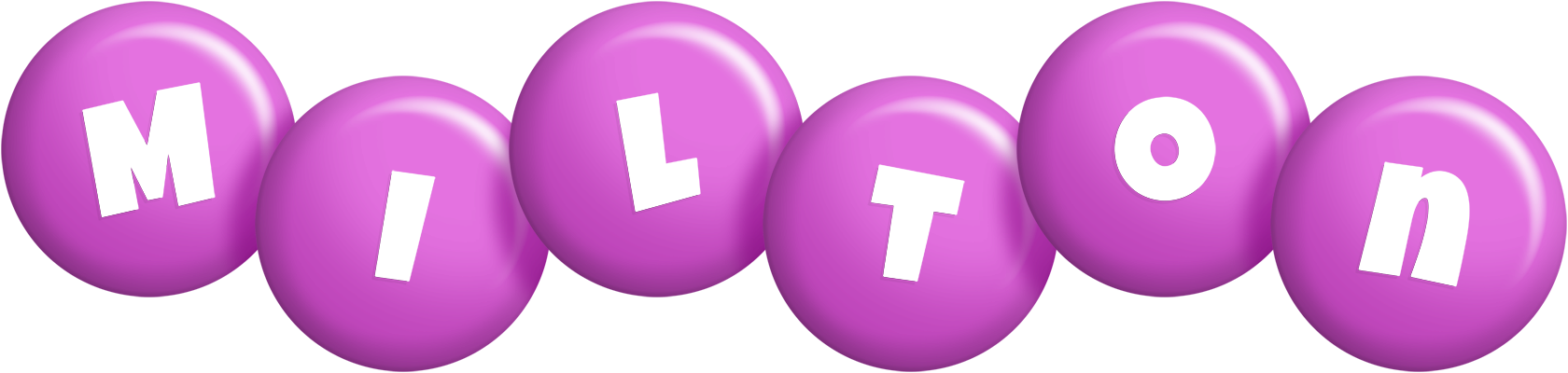 Milton candy-purple logo