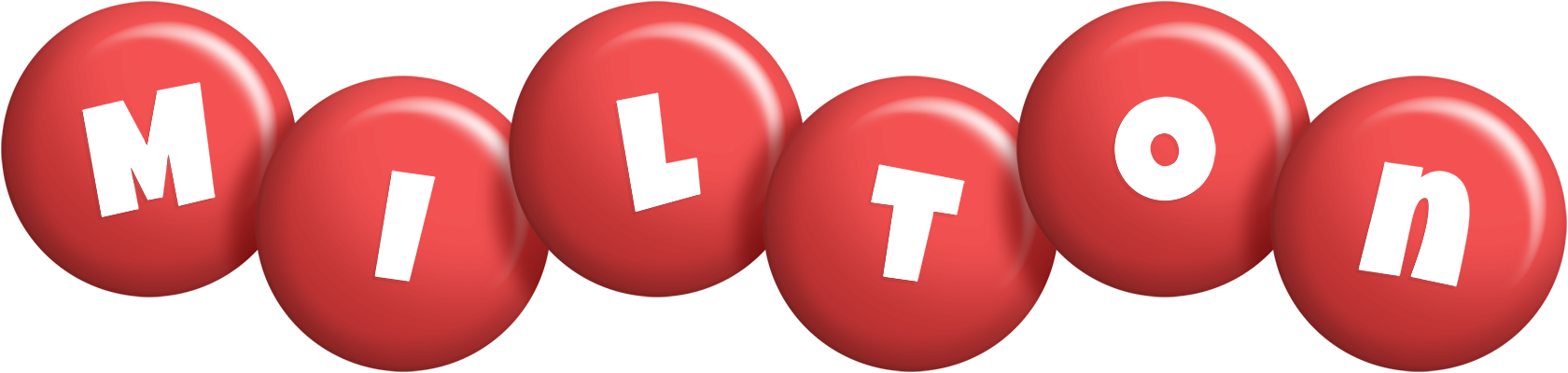 Milton candy-red logo