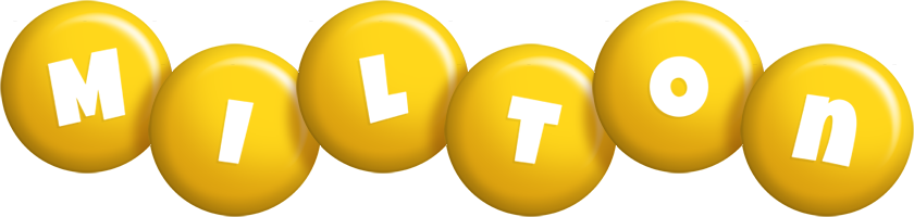 Milton candy-yellow logo