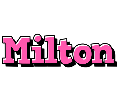 Milton girlish logo