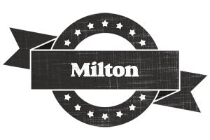 Milton grunge logo