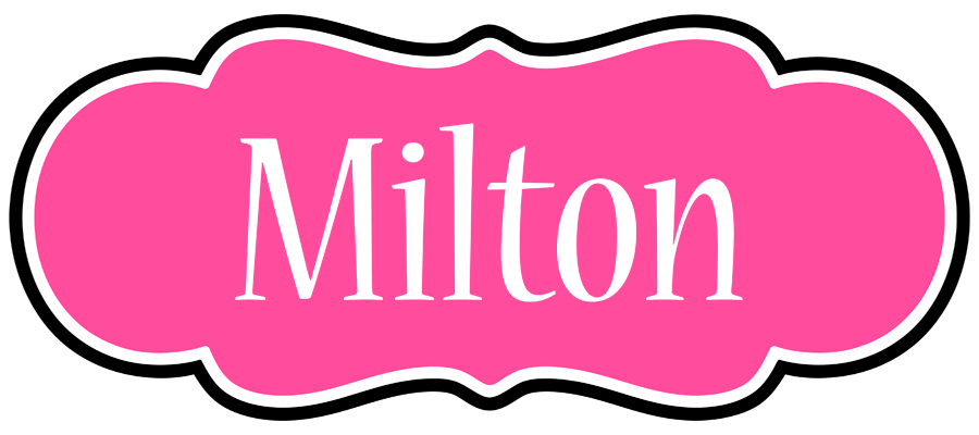 Milton invitation logo