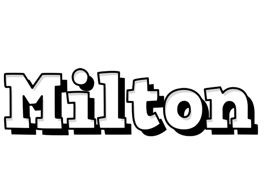 Milton snowing logo