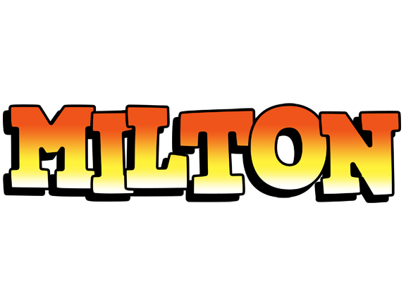 Milton sunset logo
