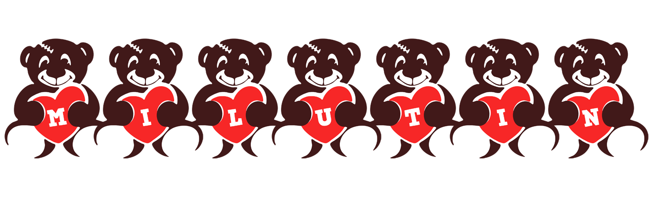 Milutin bear logo