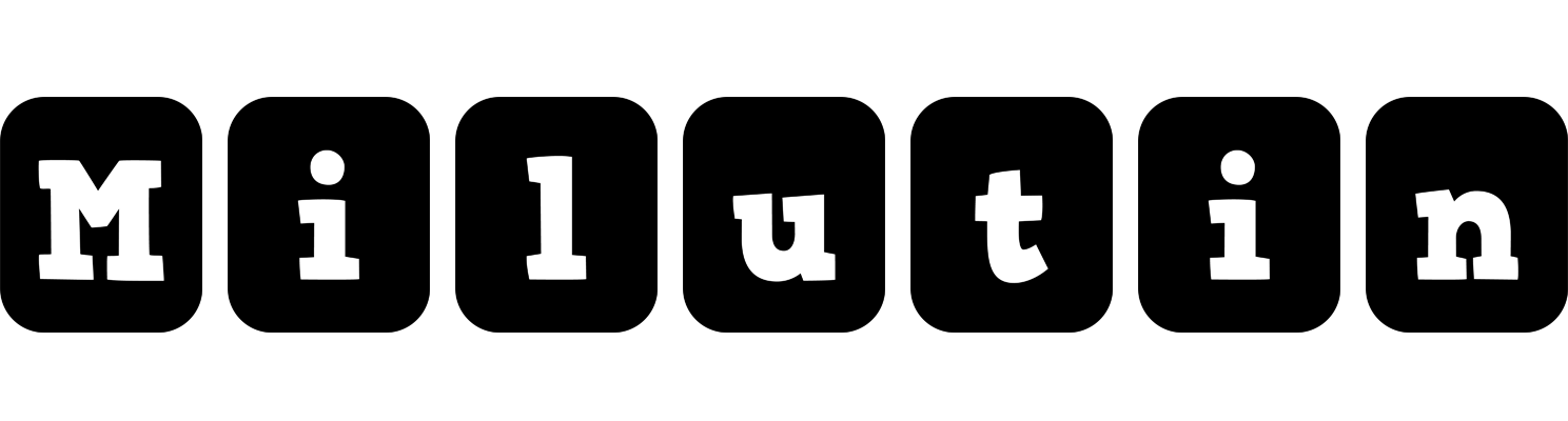 Milutin box logo