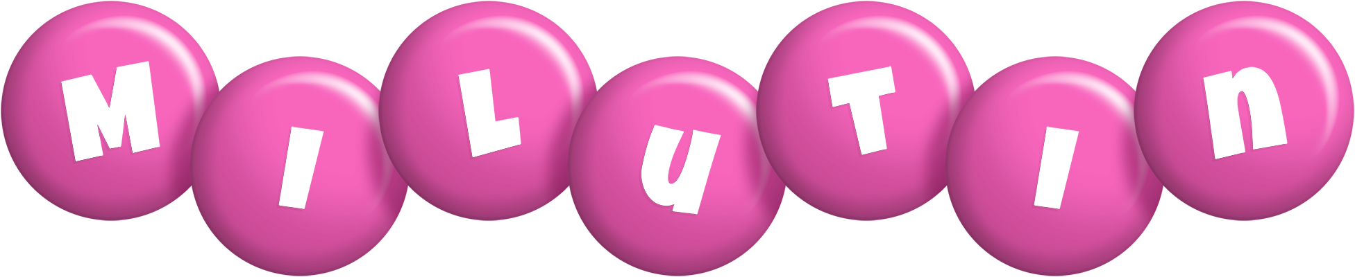 Milutin candy-pink logo