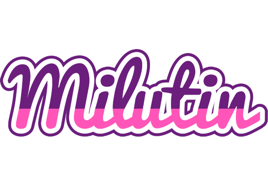 Milutin cheerful logo