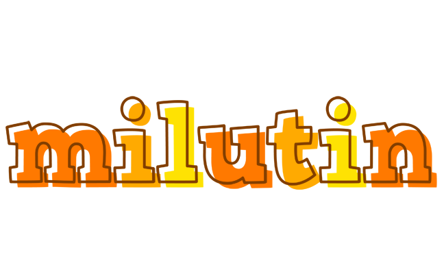 Milutin desert logo
