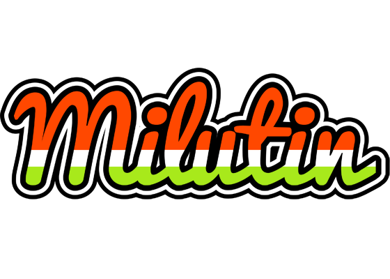 Milutin exotic logo