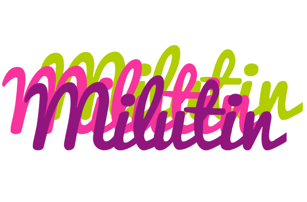 Milutin flowers logo