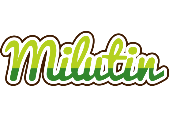 Milutin golfing logo