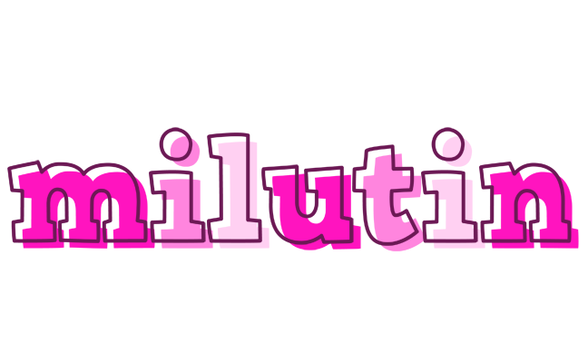 Milutin hello logo