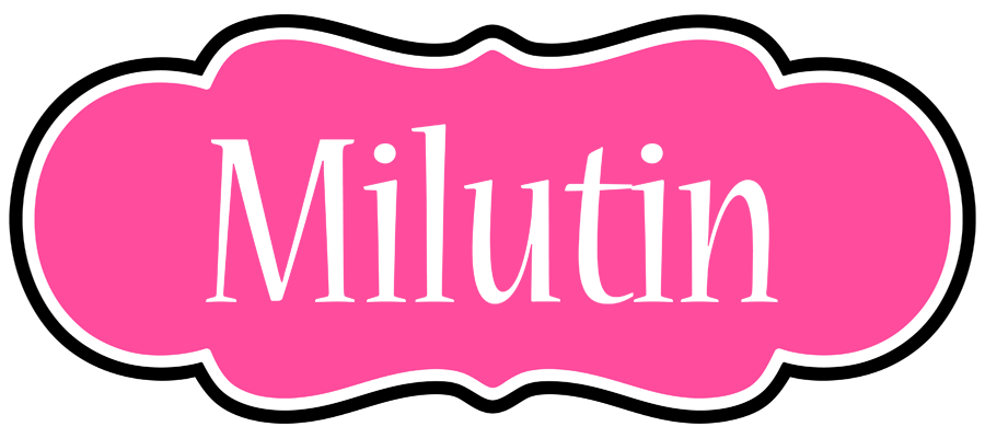 Milutin invitation logo