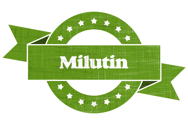 Milutin natural logo