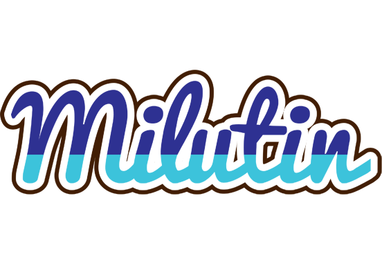 Milutin raining logo