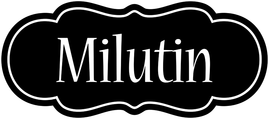 Milutin welcome logo