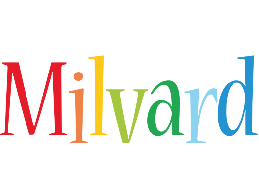 Milvard birthday logo