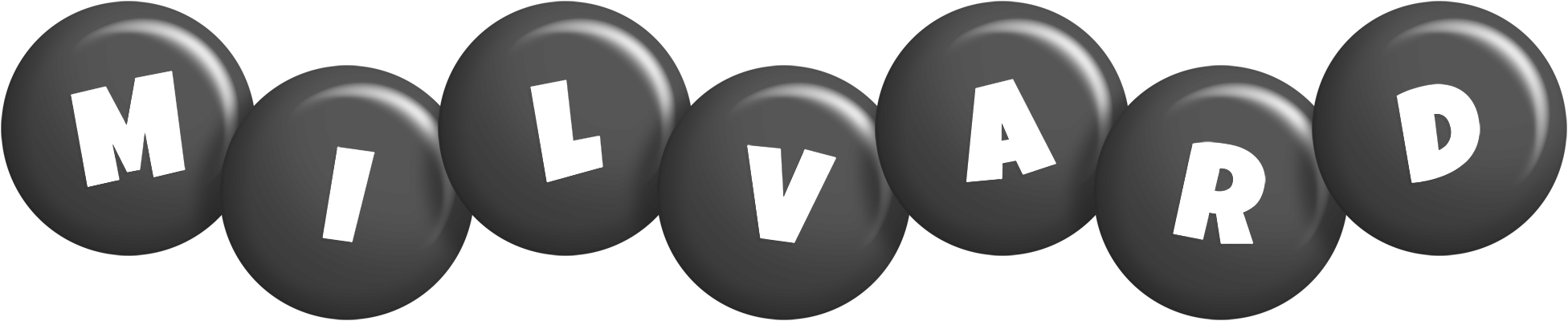 Milvard candy-black logo