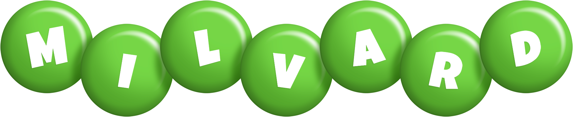 Milvard candy-green logo