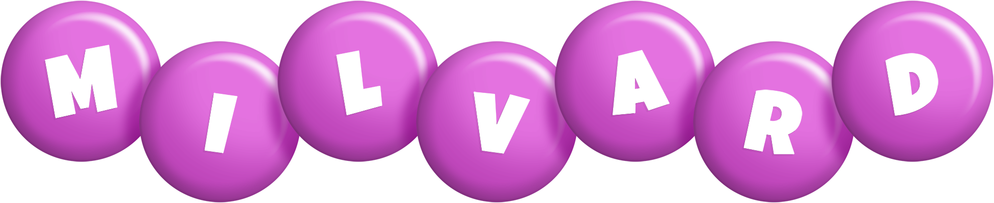 Milvard candy-purple logo